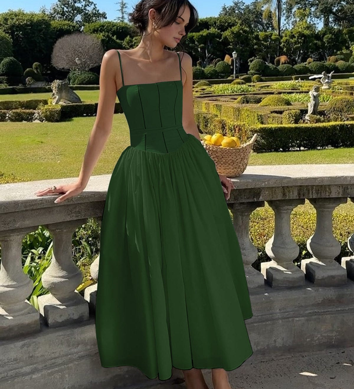Abigail | Elegantes Midi-Sommerkleid für besondere Anlässe