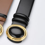 Tabea | Gürtel Mit Goldener Schnalle Für Jeden Anlass