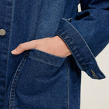 Emma | Oversized Denim-Jacke – Lässig und vielseitig