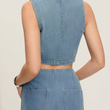 Diana | Denim-Zweiteiler – Lässiger Chic mit femininer Eleganz