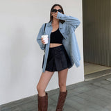 Emma | Oversize-Jeansbluse – Komfort und Stil