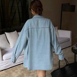 Emma | Oversize-Jeansbluse – Komfort und Stil