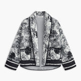 Leichte Sommerjacke mit Kunstvollem Print – Eleganz trifft auf Komfort