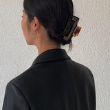 Tessa | Legerer Blazer aus Kunstleder mit Reverskragen