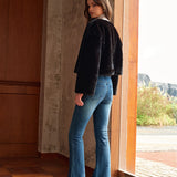 Elegante Kurzjacke aus Kunstfell – Stilvoll & Vielseitig