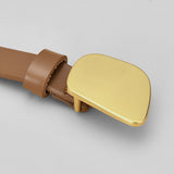 Tamara | Gürtel Mit Goldknopf