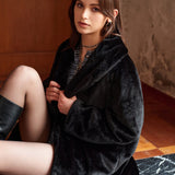 Luxuriöse Lange Kunstfelljacke – Eleganz für den Winter