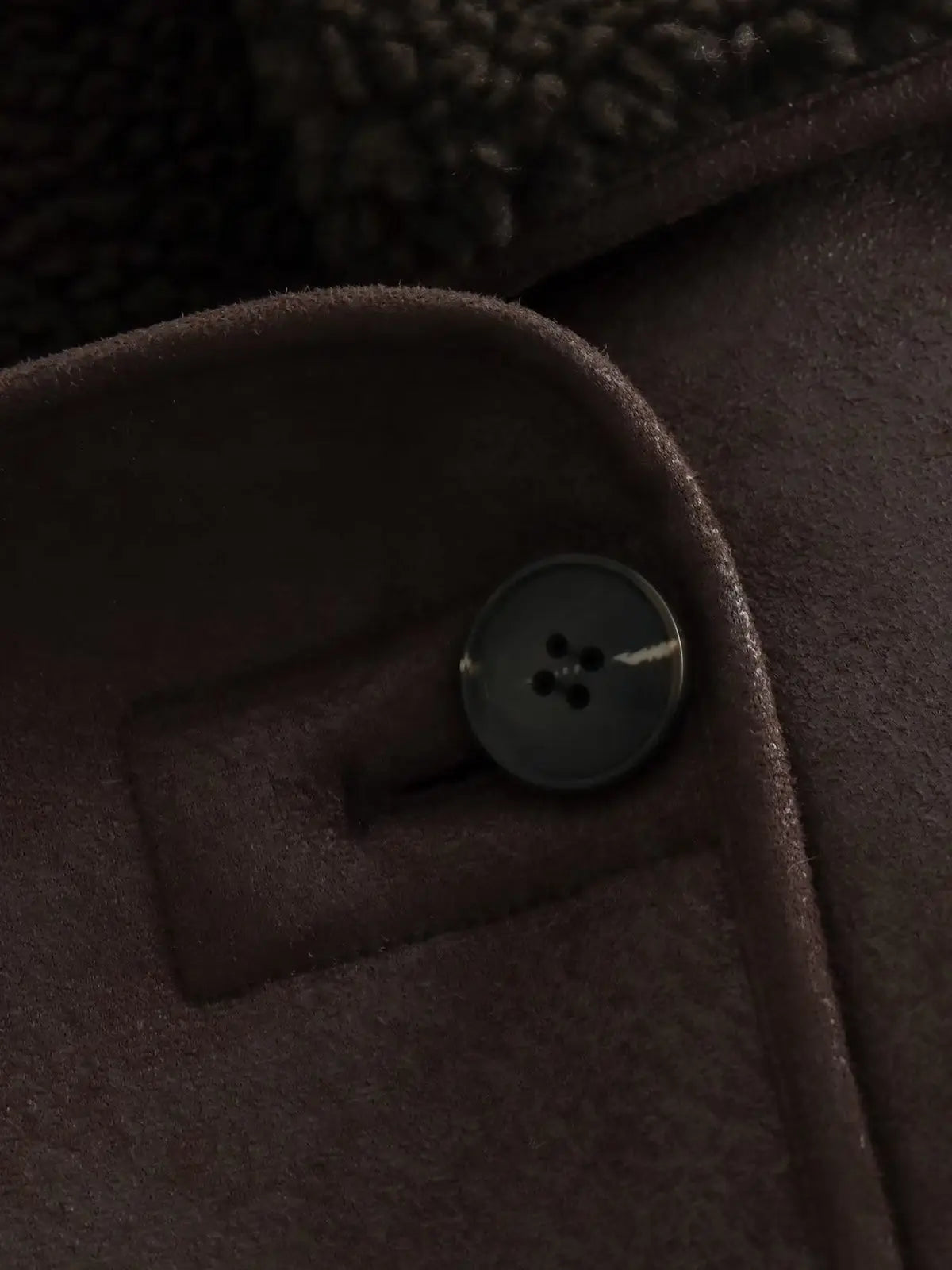 Olivia | Revers Kunstleder Warme Jacke Zendoo.de