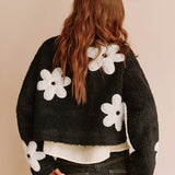 Teddyjacke mit Blumen - ideal für den Frühling 2025