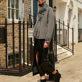 Elin |  Wollmantel mit doppelter Knopfreihe und Quasten Zendoo.de