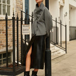 Elin |  Wollmantel mit doppelter Knopfreihe und Quasten Zendoo.de