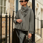 Elin |  Wollmantel mit doppelter Knopfreihe und Quasten Zendoo.de