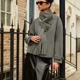 Elin |  Wollmantel mit doppelter Knopfreihe und Quasten Zendoo.de