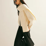 Eva | Klassischer Kurzmantel mit Schal Zendoo.de