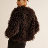 Trendige Kunstfelljacke mit Teddyfell-Optik – Kuschelig & Stylisch