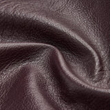 Nora | Minimalistische Kunstlederjacke in Burgunderrot – Modern und Vielseitig