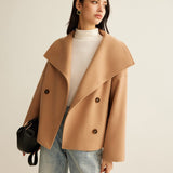 Camel | Cropped Mantel in zeitlosem Design