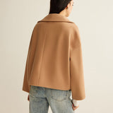 Camel | Cropped Mantel in zeitlosem Design