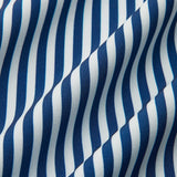 Gestreifte Damenbluse in Navy mit ausgestellten Ärmeln