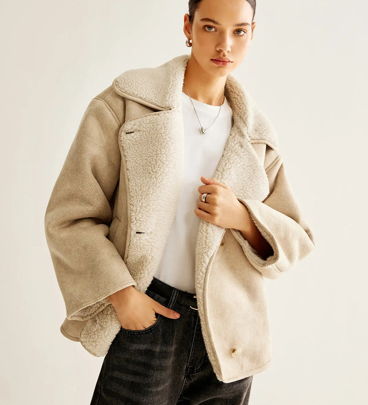 Johanna | Fleecejacke mit Knopfleiste Zendoo.de