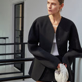 Sofie | Eleganter minimalistischer Knopfblazer