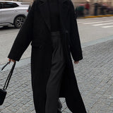 Sabby | Langer Mantel aus Tweed-Wollmischung Zendoo.de