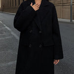 Sabby | Langer Mantel aus Tweed-Wollmischung Zendoo.de