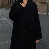 Sabby | Langer Mantel aus Tweed-Wollmischung Zendoo.de