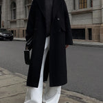 Sabby | Langer Mantel aus Tweed-Wollmischung Zendoo.de