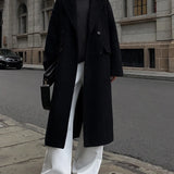 Sabby | Langer Mantel aus Tweed-Wollmischung Zendoo.de