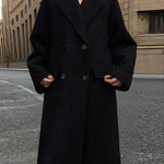 Sabby | Langer Mantel aus Tweed-Wollmischung Zendoo.de