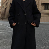 Sabby | Langer Mantel aus Tweed-Wollmischung Zendoo.de