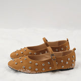 Elegante Velours-Ballerinas mit Strassdetails – Stilvoll & Bequem