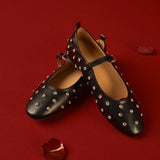 Schwarze Ballerinas mit Strass – Elegant &amp; Modern