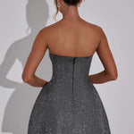 Emma | Glitzerndes Minikleid – Strahlende Eleganz für Unvergessliche Nächte Zendoo.de