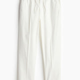 Francesco | Herren-Chinohose in Cremeweiß mit Kordelzug