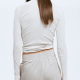 Luftige Damenhose mit weitem Schnitt und Bundfalten