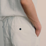 Francesco | Herren-Chinohose in Cremeweiß mit Kordelzug