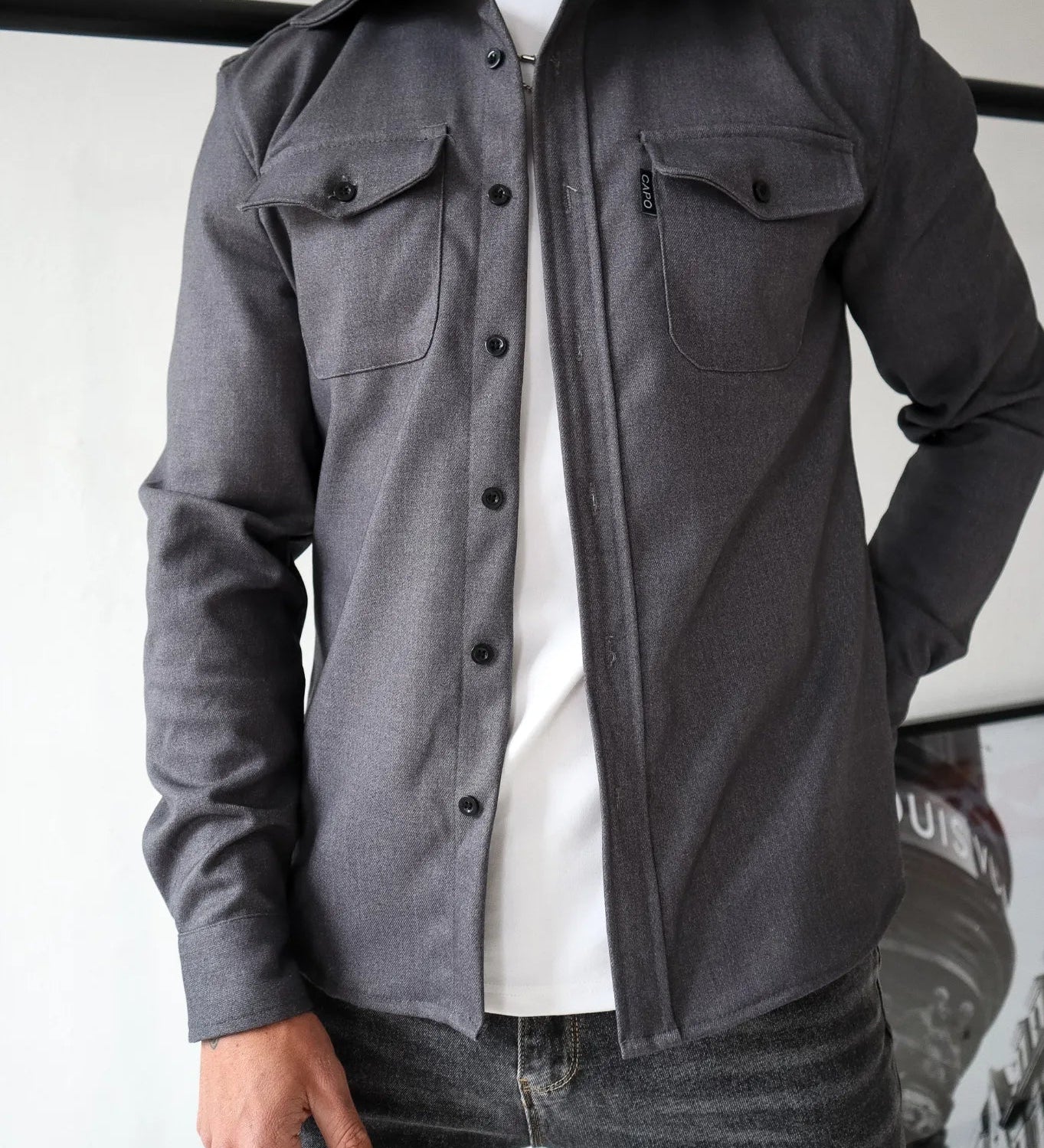 Moderne Freizeithemdjacke – Stilvolle Overshirt-Jacke für Alltag & Freizeit