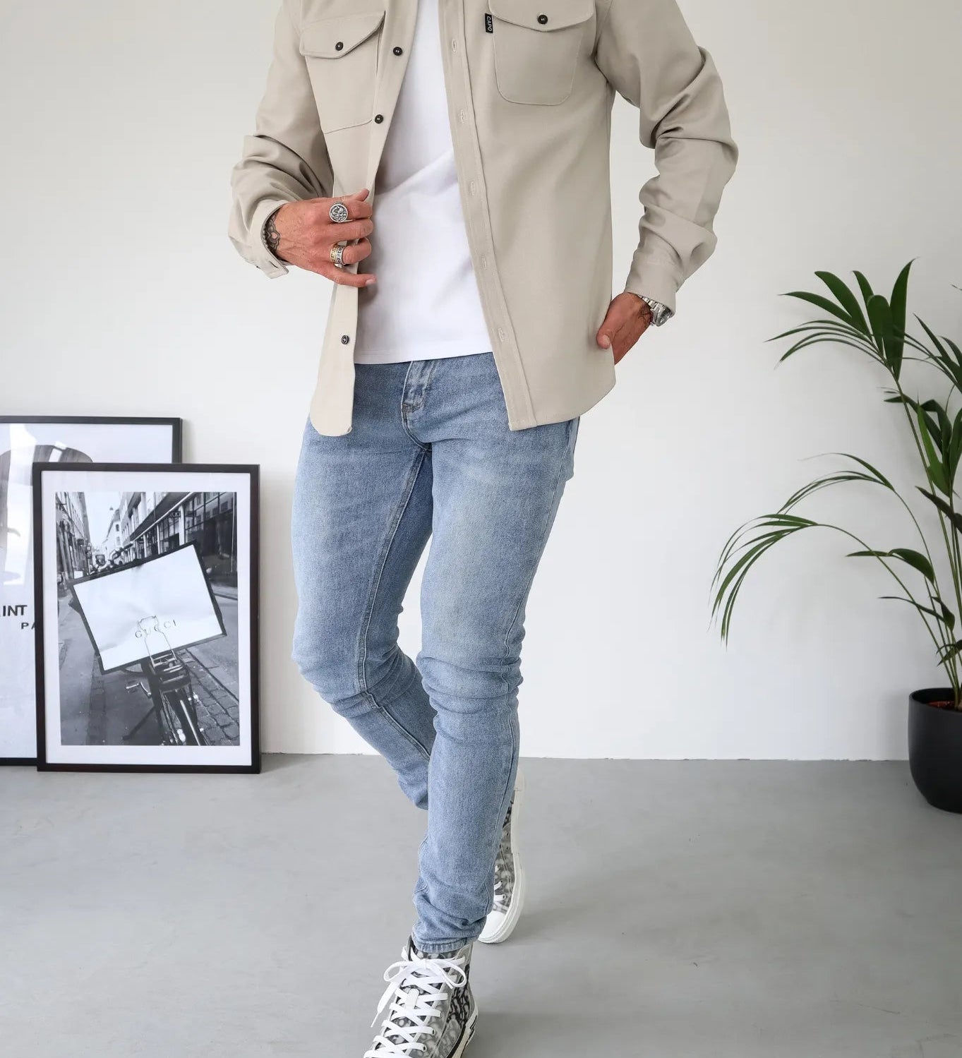 Moderne Freizeithemdjacke – Stilvolle Overshirt-Jacke für Alltag & Freizeit