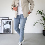 Moderne Freizeithemdjacke – Stilvolle Overshirt-Jacke für Alltag & Freizeit