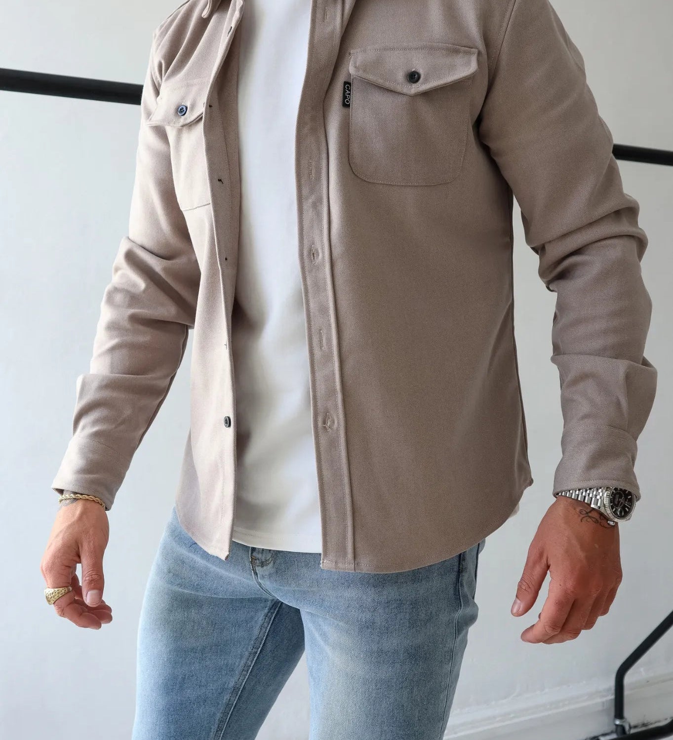 Moderne Freizeithemdjacke – Stilvolle Overshirt-Jacke für Alltag & Freizeit
