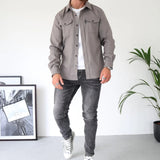 Moderne Freizeithemdjacke – Stilvolle Overshirt-Jacke für Alltag & Freizeit