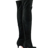 Elegante Overknee-Stiefel aus Velours – Stilvoll & Feminin