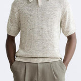 Lässiges Strickpolo im Vintage-Look