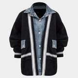 Nova | Denim-Hemd und Strick-Cardigan in Einem – Vielseitigkeit trifft Stil