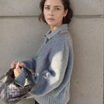 Mia | Strickjacke mit Langarm und Reißverschluss Zendoo.de