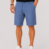 Herren Leinen Shorts mit Kordelzug