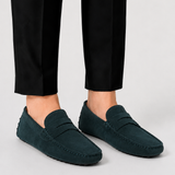 Herren Wildleder Mokassin mit Penny-Riemen