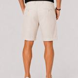 Herren Leinen Shorts mit Kordelzug